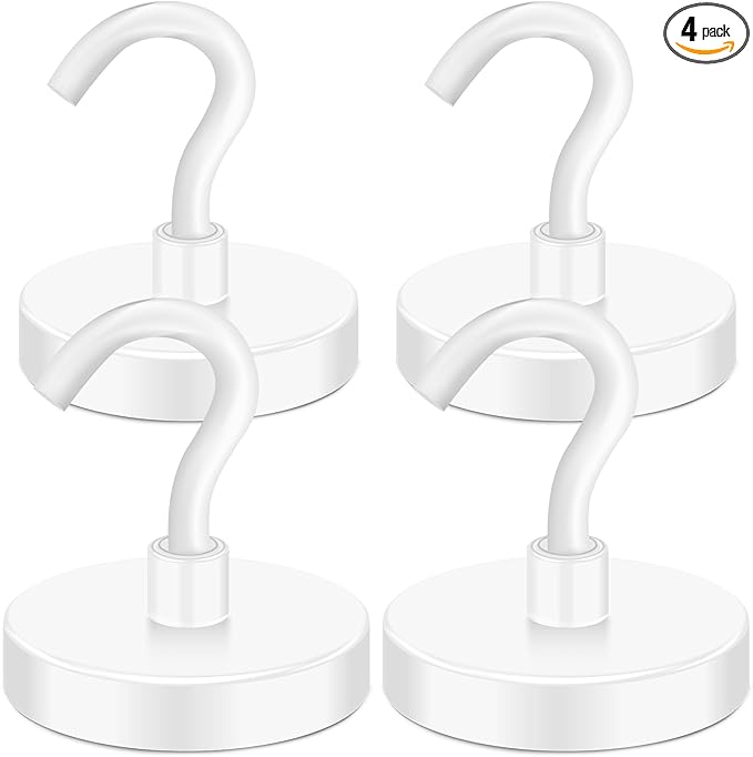 MIKEDE Magnetic Hooks Heavy Duty, 150LB Super Strong Magnetic Hooks by MIKEDE