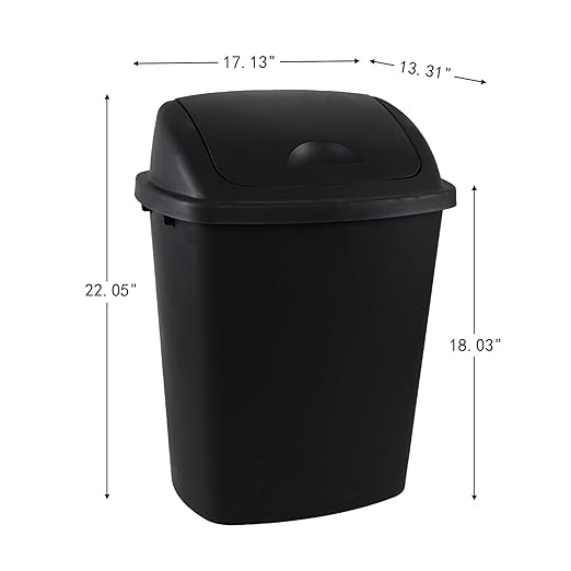 4 Packs Commercial Heavy-Duty Trash Can - Image 2