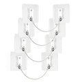 Furniture Anchors 4 Pairs No Drill Heavy Duty Anchors Fridge Lock Adjustable by Unknown
