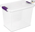 Sterilite 18-Pack ClearView Latch Box, Stackable Storage Organizer Bins by Sterilite