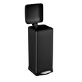 8 Gal/30L Slim Trash Can, Rectangular Step-On Stainless Steel Garbage Can by Unknown