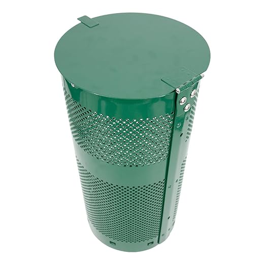 ZERO WASTE USA - The Sentry® Waste Can Gloss Green - 100% Rust-Free, - Image 4