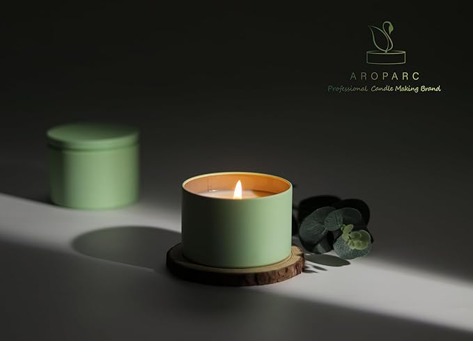 Candle Tins with Lids, 3 Wicks Candle Jars 14oz/420ml Candle Containers 12 Pack - Image 5