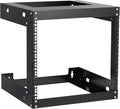 9U Wall Mount Rack Open Frame 19 Inch Server Equipment 2 Post Network Cabinet by Tedgetal