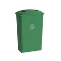 23 Gallon Green Recycle Slim Jim Trash Can by Krollen+Industrial