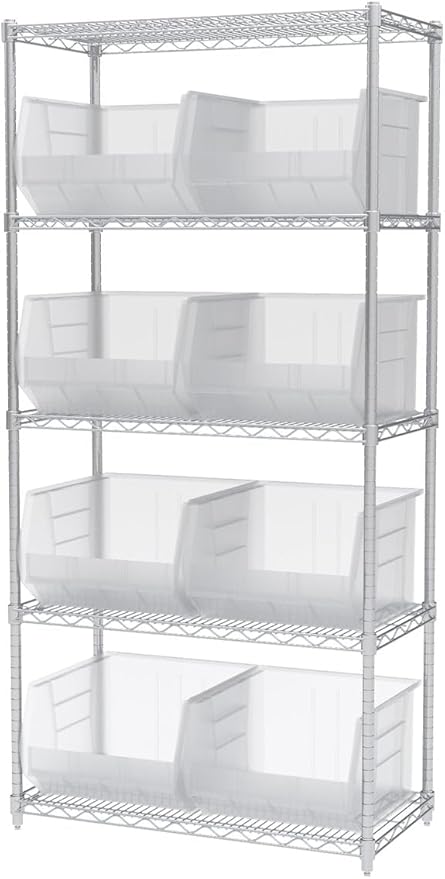 Akro-Mils 30270 AkroBins Plastic Storage Bins, Space-Saving Stackable Bins - Image 9