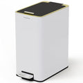 Stainless Steel 4 Gallon Slim Trash Can by SolaceCove