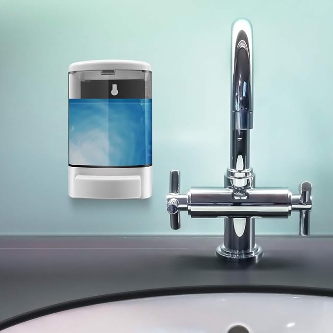 Soap Dispenser Wall Mount, 1000ML Commercial Manual Soap Dispenser Wall Mounted - Image 6