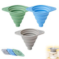 Kitchen Funnel Set, 2025 New Silicone Collapsible Funnel, Portable Bottle by Scappof