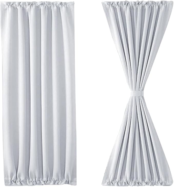 DWCN French Door Curtains – Rod Pocket Thermal Curtain - Image 7