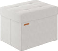 Folding Storage Ottoman, Velvet Storage Bench, End Stool, Foot Stool, by Liveinacomfortablehome