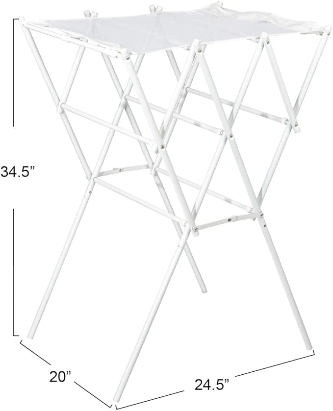 Household Essentials Clothes Drying Rack, Expandable and Collapsible Laundry - Image 4