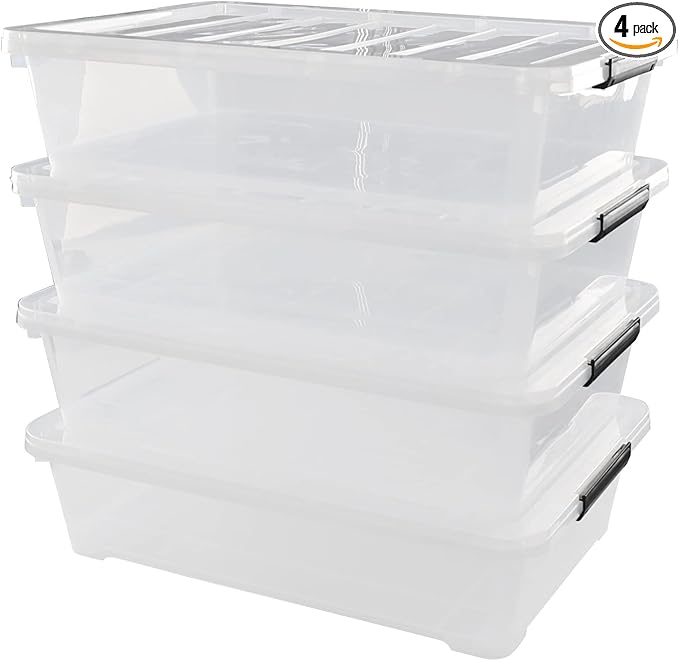 40 Quarts Under Bed Storage Boxes by AnnkkyUS