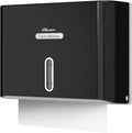 Paper Towel Dispenser Wall Mount, Adhesive No Drilling Multifold Trifold C Fold by PLUSSEN