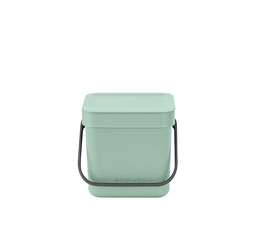 Brabantia Sort & Go Food Trash Can Small Countertop Kitchen Compost Caddy - Image 3