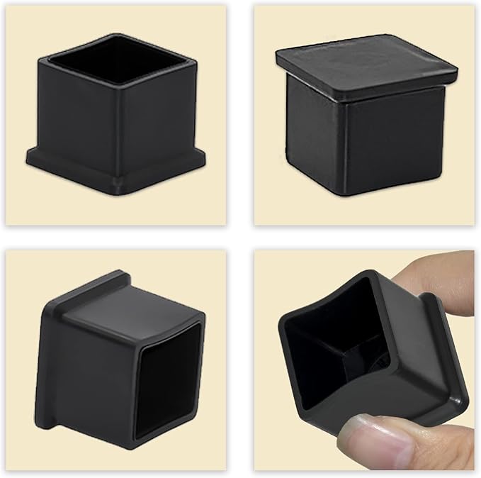 Flyshop Flexible PVC Patio Chair Table Leg Tips Caps Square Furniture Covers 25 - Image 5