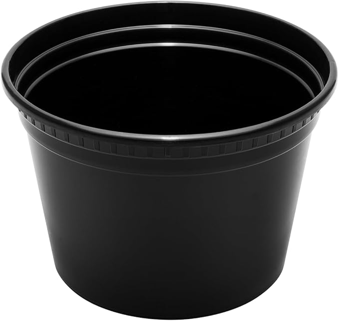 Karat [16oz - 240 ct Black PP Injection Molded Round Deli Containers - Image 8