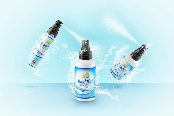 Flushie Pre-Toilet Spray for Poop Travel Size Toiletries Bathroom Spray for - Image 4