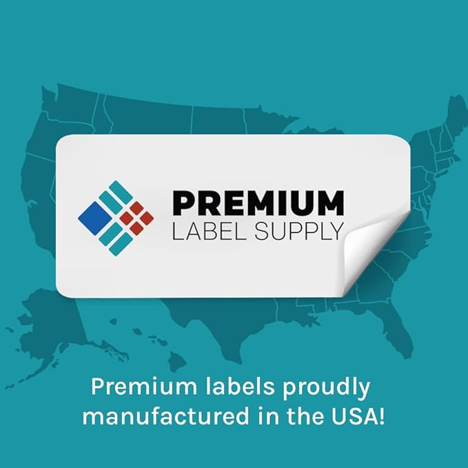 Premium Label Supply Waterproof Matte White Sticker Labels – 3.5" x 5" – Laser - Image 2
