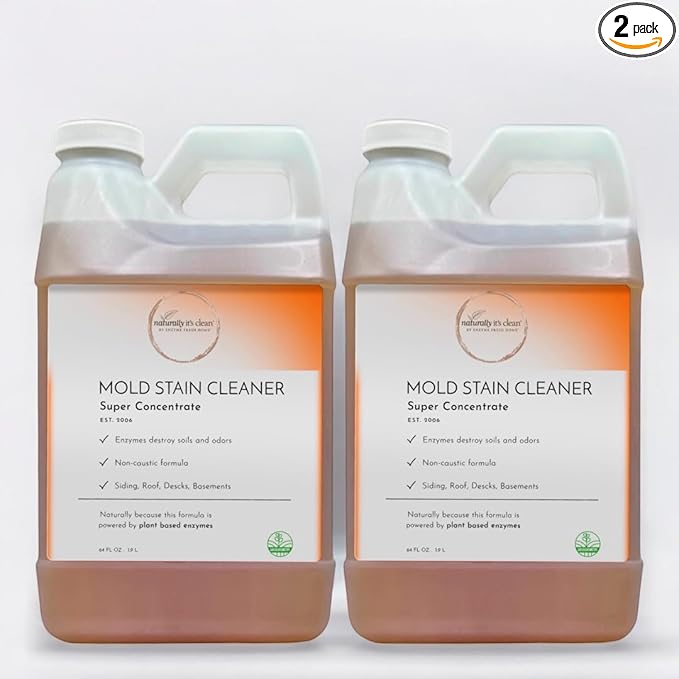 naturally it's clean Mold Stain Cleaner Concentrate | Super Concentrated by naturallyitsclean