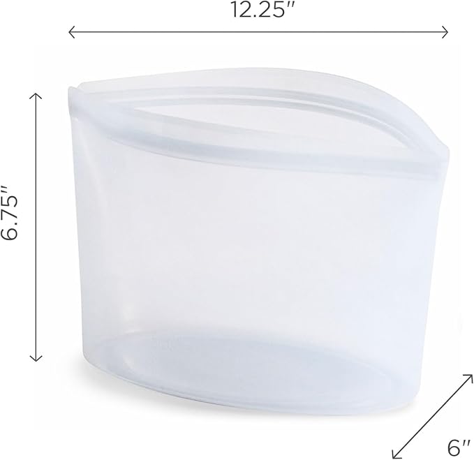 Stasher Premium Silicone Reusable Food Storage Bowl, Sous Vide, Dishwasher - Image 5