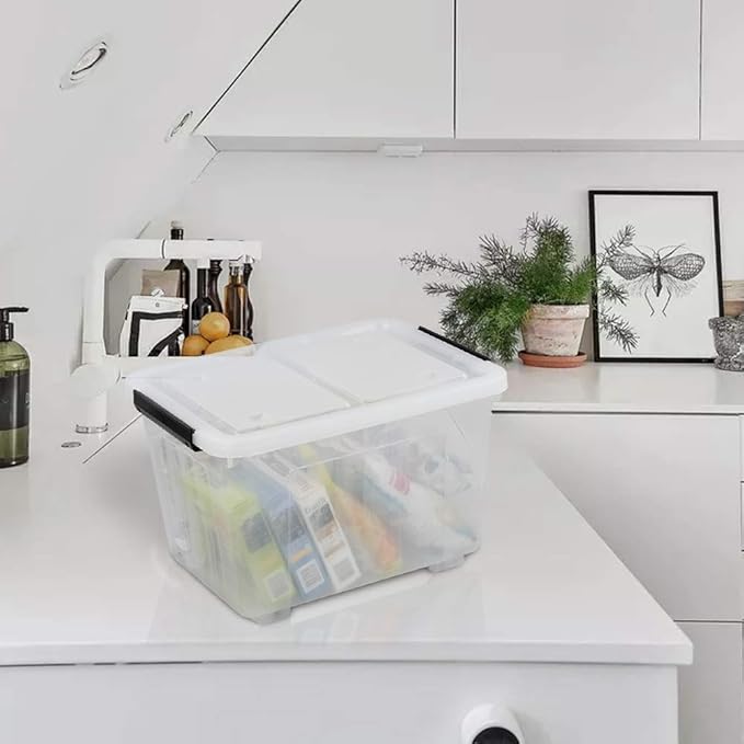 30 L Clear Plastic Storage Box - Image 5