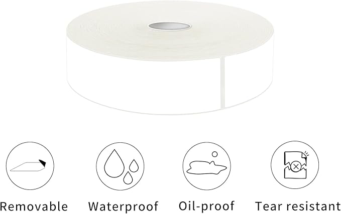 1000 Blank Removable Freezer Labels Water Oil Resistant - Image 3