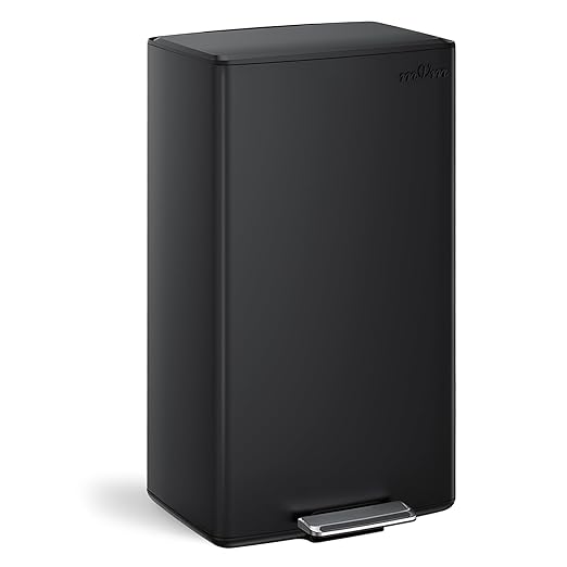 mVm 10.6 Gallon Heavy Duty Step Trash Can by mVm