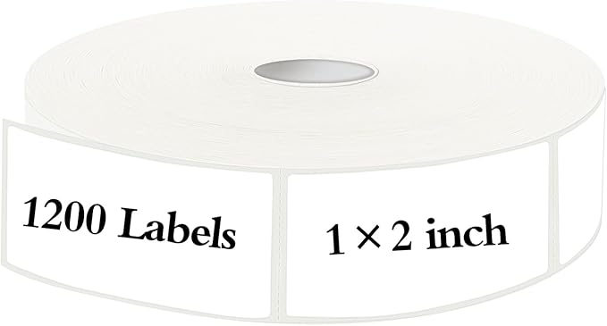 1200 Blank Removable Freezer Labels Water Oil Resistant - Image 2