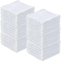 Superio Terry Cloth Rags White Washcloths 100% Cotton 12" Cleaning Cloths by Superio