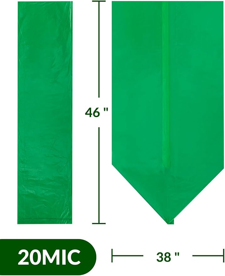 100 Count 100% Biodegradable and Compostable Trash Bags, 40-45 Gallon, 20 - Image 3