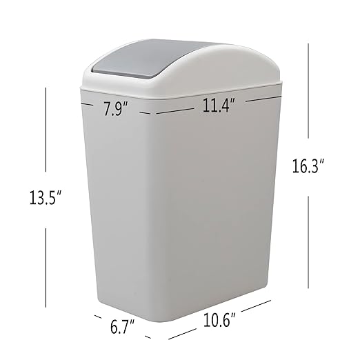 4.5 Gallon Plastic Waste Can, Garbage Can - Image 2