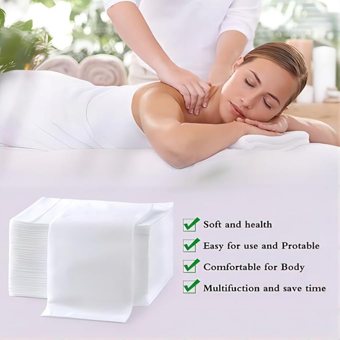 50Pcs Disposable Massage Table Sheets 31.5" x 71" Non-Woven Fabric Bed Covers - Image 4