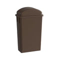 23 Gallon Brown Slim Jim Trash Can by Krollen+Industrial