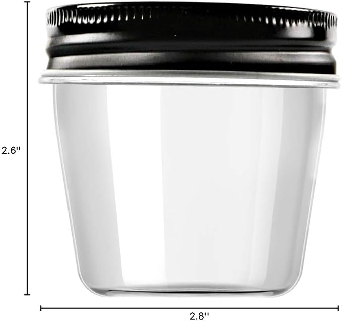 Novelinks 4 oz Clear Plastic Jars - Image 8