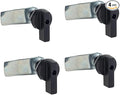 WJSKDQ 4PCS Thumb Operated Offset Thumb Cam Lock Black Cam Lock by TOOLS