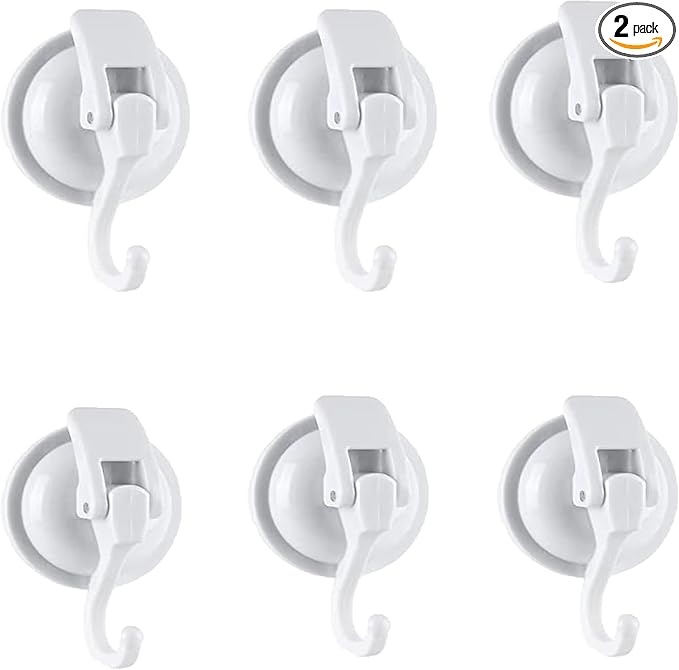 Heavy Duty Suction Cup Hooks for Shower, Bathroom Robe by YSSILADI