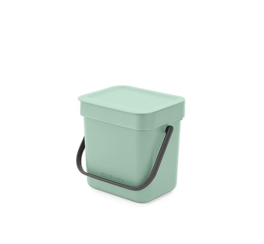Brabantia Sort & Go Food Trash Can Small Countertop Kitchen Compost Caddy by BrabantiaUSA