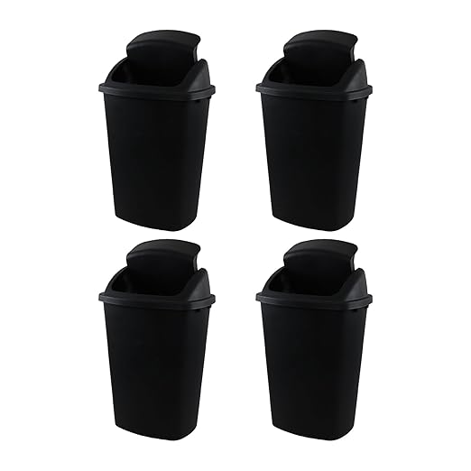 13 Gallon 4-Pack Garbage Cans by Drephia