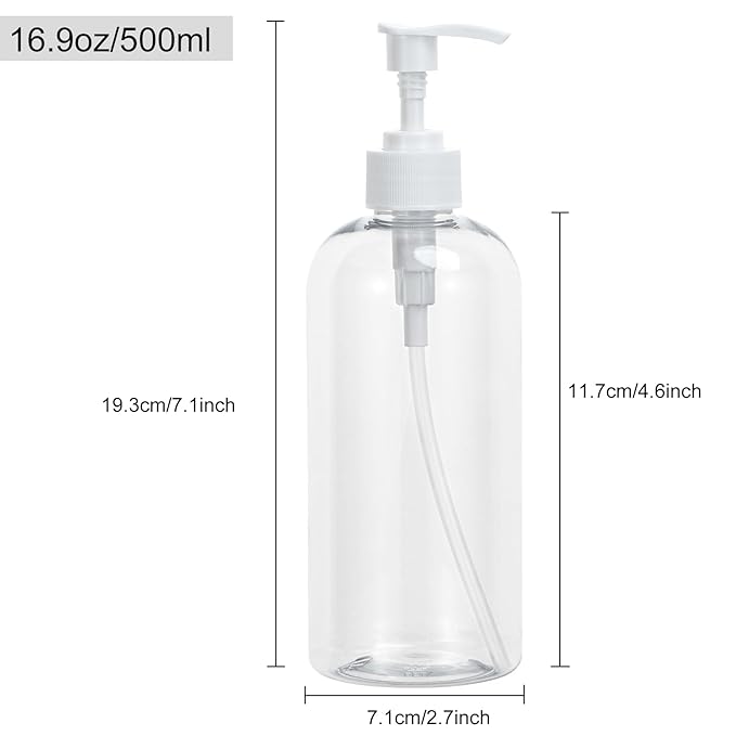 Pump Bottle Shampoo Pump Dispenser, Yebeauty Shampoo Bottles - Image 2