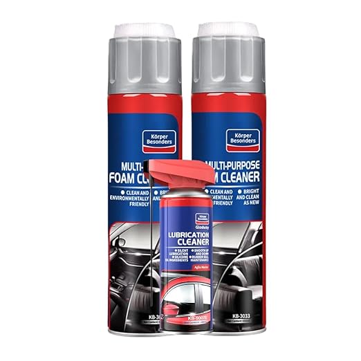 Glodway Car Care Pack Includes Leather Cleaner 21.98 OZ, 2 Pack and Silicone by K%C3%96RPERBESONDERSGLODWAY