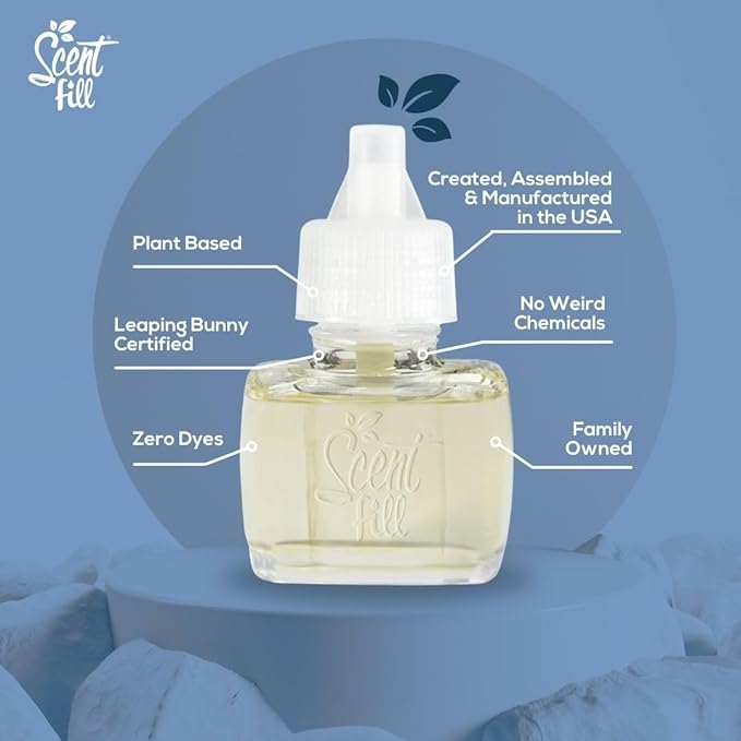 Scent Fill Refresh Smoke Deodorizer Plug in Air Freshener, 4 Scented Oil Refills - Image 6