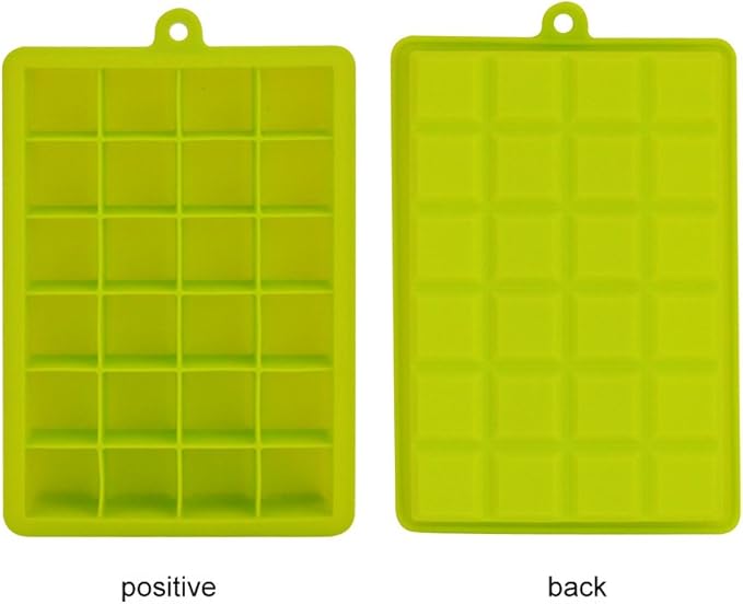 Ice Cube Tray, Silicone Square Ice Trays Easy Release Stackable Ice Cube Mold - Image 5