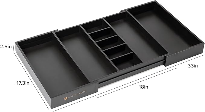 KitchenEdge Adjustable Kitchen Drawer Organizer - Image 8