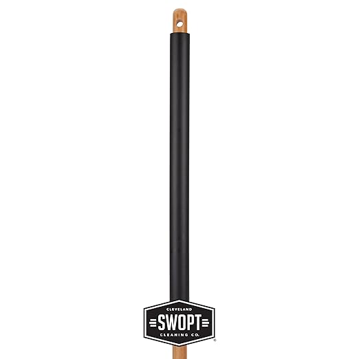 SWOPT Premium 48” EVA Foam Comfort Grip Wooden Handle – Ergonomic Design - Image 4