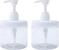 Cosywell Pump Bottle Dispenser Plastic Refillable Bottles Wide Mouth Jar Style by Cosywell