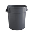 20 Gallon Gray Round Commercial Trash Can by Krollen+Industrial