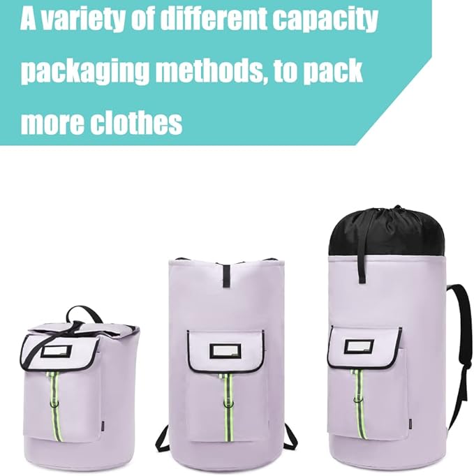 laundry bag backpack, extra-large heavy duty laundry bags, laundry backpack - Image 4
