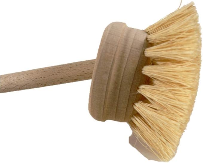 Valentino Garemi Tub Scrub Brush – Real Tampico Fibers – Cleaning Bathtubs - Image 5