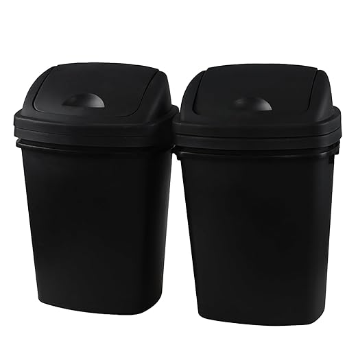 6 Gallon Plastic Garbage Cans by Drephia